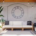 thumbnail image 4 of Modway Upland 3-Piece Solid Teak Wood Patio Sectional Sofa in Natural and White, 4 of 14