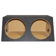 thumbnail image 1 of QPower QSMBASS12 Dual 12" Inch Angled Subwoofer Sub Box Speaker Enclosure, 1 of 7