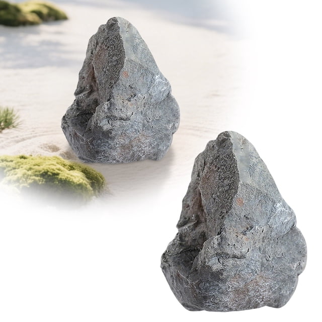 Realistic Fake Rock Covers for Outdoor Landscaping, Lightweight Artificial Decorative Rocks Made of Durable PU Foam, Perfect for Yard Garden Decor and Well Cover Concealment