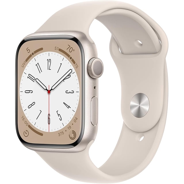 Refurbished Apple Watch Series 8 Aluminum 45mm A2774 (GPS + Cellular) Starlight (Grade A)