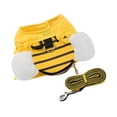 thumbnail image 1 of Cute Bee Traction Stylish Walking Dog Cat Soft Yellow With Sturdy Handle Bracelet Outdoor Adventures Traction Rope Velvet wing style S, 1 of 9