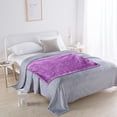 thumbnail image 4 of Soft Flannel Blanket for Winter Warmth & Summer AC | Cozy Velvet Conditioning Blanket for Home, Car, Picnic & Camping, 4 of 5