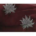 thumbnail image 4 of oneOone Georgette Viscose Fabric Leaves Block Print Sewing Fabric BTY 42 Inch Wide, 4 of 4