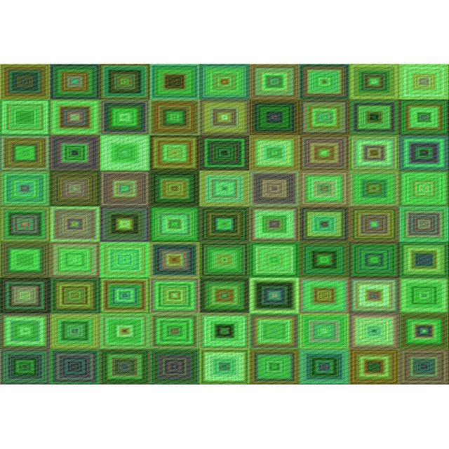 Ahgly Company Tapis Rectangulaire d'Intérieur Lavable en Machine, Algues Vertes, 2 Pieds x 3 Pieds