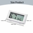 thumbnail image 3 of YDNGF Hygrometer Digital Indoor Humidity Gauge with Temperature Meter Sensor, Indoor Hygrometer Sensor, Humidity Gauge, Humidity Meter for Baby Room, Terrarium, Incubator, Greenhouse, 3 of 9