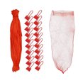 thumbnail image 1 of MasteelfCA 100pcs Plastic Woven Bags Fruit Pocket Storage Bags Vegetable Storage Bags (Red), 1 of 7