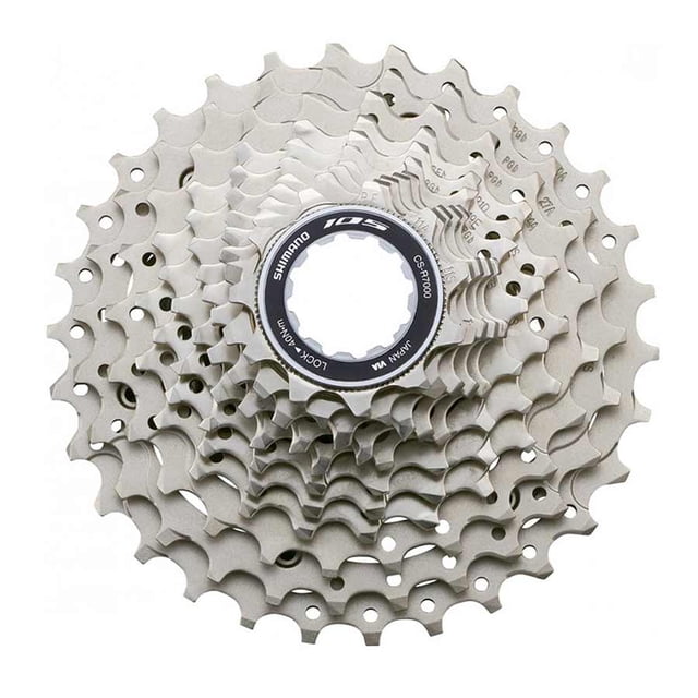 SHIMANO 105 CS-R7000 Cassette - 11 Speed, 11-28t, Silver