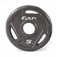 thumbnail image 1 of CAP Barbell 2-Inch Olympic Cast Iron Grip Weight Plate, Single, 5 lb, 1 of 3