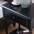 thumbnail image 4 of Leick Coastal Notions Nightstand with USB Port, Black, 4 of 5