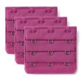 thumbnail image 1 of INSPIRE CHIC Rallonges de Soutien-Gorge pour Femmes à 3 Crochets 3 Rangées Bretelle de Soutien-Gorge Extensible Boucle Crochets Bande de Soutien-Gorge Fuchsia 3, 1 of 5