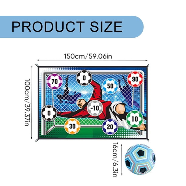 MesaSe Ensemble de Jeu de Ballon de Soccer Jouet pour Garçons et Filles Intérieur Extérieur Cour Arrière Lancer But de Soccer Jeu avec 1 Ballons 1 Cible en Flanelle Jouets de Soccer MesaSe Ensemble de Jeu de Ballon de Soccer Jouet pour Garçons et Filles Intérieur Extérieur Cour Arrière Lancer But de Soccer Jeu avec 1 Ballons 1 Cible en Flanelle Jouets de Soccer