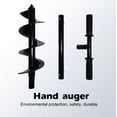 thumbnail image 4 of Handheld Manual Digger Post Hole Drill Bit Spiral Garden, 4 of 5