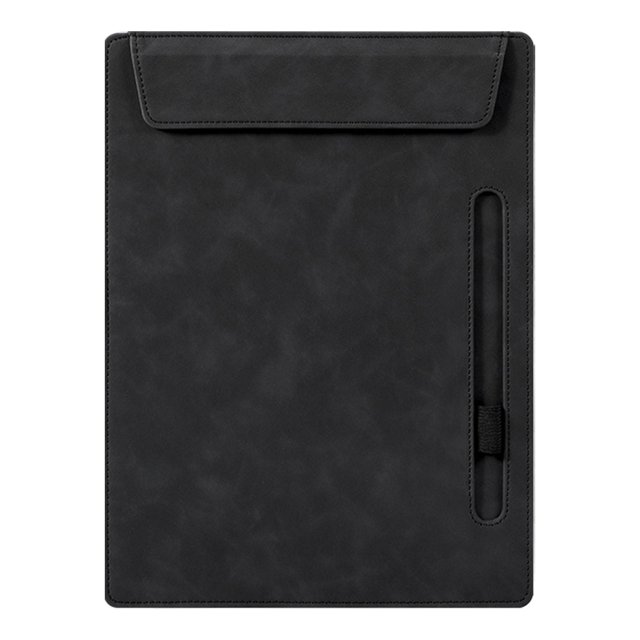 Upgraded Leather Board Clip File Folder with Pen Holder, A4 Paper Organizer, File Organizer, Stylish Writing Folder for Office and School