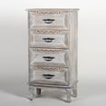 thumbnail image 1 of Armoire Gris Délavé à 4 Tiroirs, 1 of 1