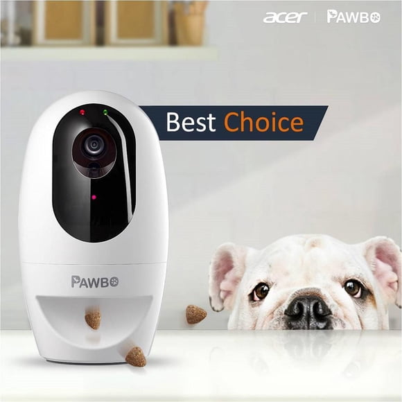 Caméra interactive Wi-Fi pour animaux de compagnie et distributeur de friandises
