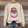 thumbnail image 1 of EGNMCR Sweat-Shirt de Noël Mode Décontractée pour Femmes Manches Longues Col Rond Imprimé Sweat-Shirt Blouse, 1 of 3