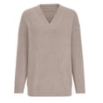 thumbnail image 3 of Timegard Hauts pour Femmes Manches Longues Col en V Pull Confortable Automne Hiver Décontracté Ample Chaud, 3 of 5