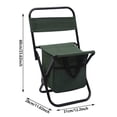 thumbnail image 2 of Chaise Pliante Confortable en Métal avec Sac de Rangement Portable pour la Pêche, le Camping, les Activités de Plein Air, 2 of 3