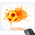 thumbnail image 1 of Football soccer orange Sports Mouse Pad Non-Slip Rubber Mousepad Game Office, 1 of 3
