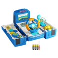 thumbnail image 3 of Bunblic Bus Toy for Kids Driving Bus Toy Simulation Steering Wheel Gear Toy Education with Sound and Light for 3-5 Years Old Children blue, 3 of 8