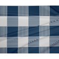 thumbnail image 4 of oneOone Polyester Lycra Dark Navy Blue Fabric Gingham Check Sewing Craft Projects Fabric Prints By Yard 56 Inches Wide, 4 of 4