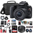 thumbnail image 1 of Canon EOS Rebel SL3 DSLR Camera with 18-55mm Lens (Black) (3453C002) + Canon EF(International Model), 1 of 7