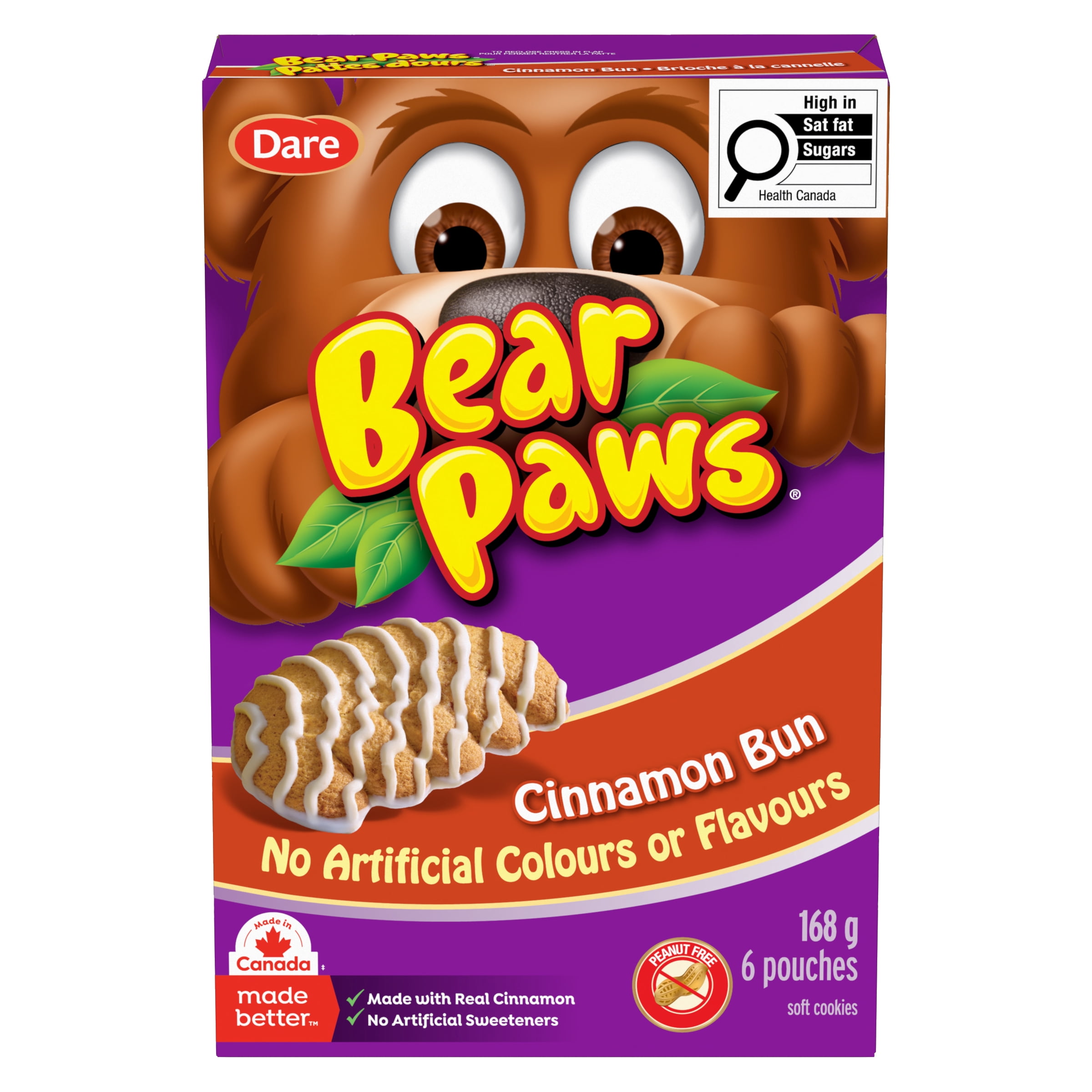 Bear Paws Cinnamon Bun 168g