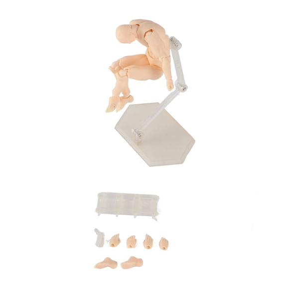 Body Kun Artist Manikin Figure Drawing Supplies Drawing Tools, Mannequin for Artists Drawing Figures Model for Sketching Painting Artists Male, Artists Manikins for Family Office