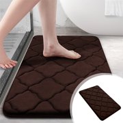 Amzcrzy Bathroom Rugs, Bath Mat, Foam Bath Mat Rug Soft Non Slip And Absorbent Bathroom Rug Machine Wash Dry Comfortable Thick Bath Rug Carpet For Bathroom Floor Tub And Shower Bathroom Rugs
