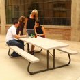 thumbnail image 2 of Table de pique-nique pliante classique de 8 pieds de Lifetime, 2 of 8