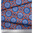 thumbnail image 3 of Soimoi Rayon Fabric Floral Mandala Print Fabric by The Yard 56 Inch Wide, 3 of 3