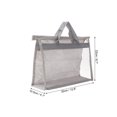thumbnail image 2 of Unique Bargains Handbag Dust Bags, S Size PVC Dustproof Transparent Purse Protector, Light Gray, 2 of 5