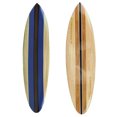 thumbnail image 1 of Lot de 2 Tentures Murales en Planche de Surf Rayées de 32 Pouces de Long, 1 of 4