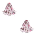 thumbnail image 4 of mmirethe Lightweight Summer Scarves For Women Convenient And Practical Accessory Fashionable And Stylish white pink 2Set, 4 of 6