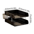 thumbnail image 3 of Pegboard Desk Organizer with Pen Holder | Stationery and Cosmetic Storage Rack | Document and Office Supplies Shelf for Home Workspace, Study Desk, Vanity Table, 3 of 6