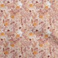 thumbnail image 1 of oneOone Rayon Pink Fabric Floral Sewing Craft Projects Fabric Prints By Yard 56 Inch Wide, 1 of 4
