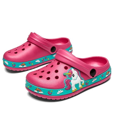 Toddler Clog Slippers Garden Sandals Slip on Water Shoes Sneakers Cartoon Slides for Boys and Girls Children Beach Pool Shower Shoes for Kids Children
