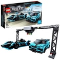 thumbnail image 1 of LEGO Speed Champions Formula E Panasonic Jaguar Racing Gen2 car and Jaguar I-PACE eTROPHY 76898 Building Kit, New 2020 (565 Pieces), 1 of 2
