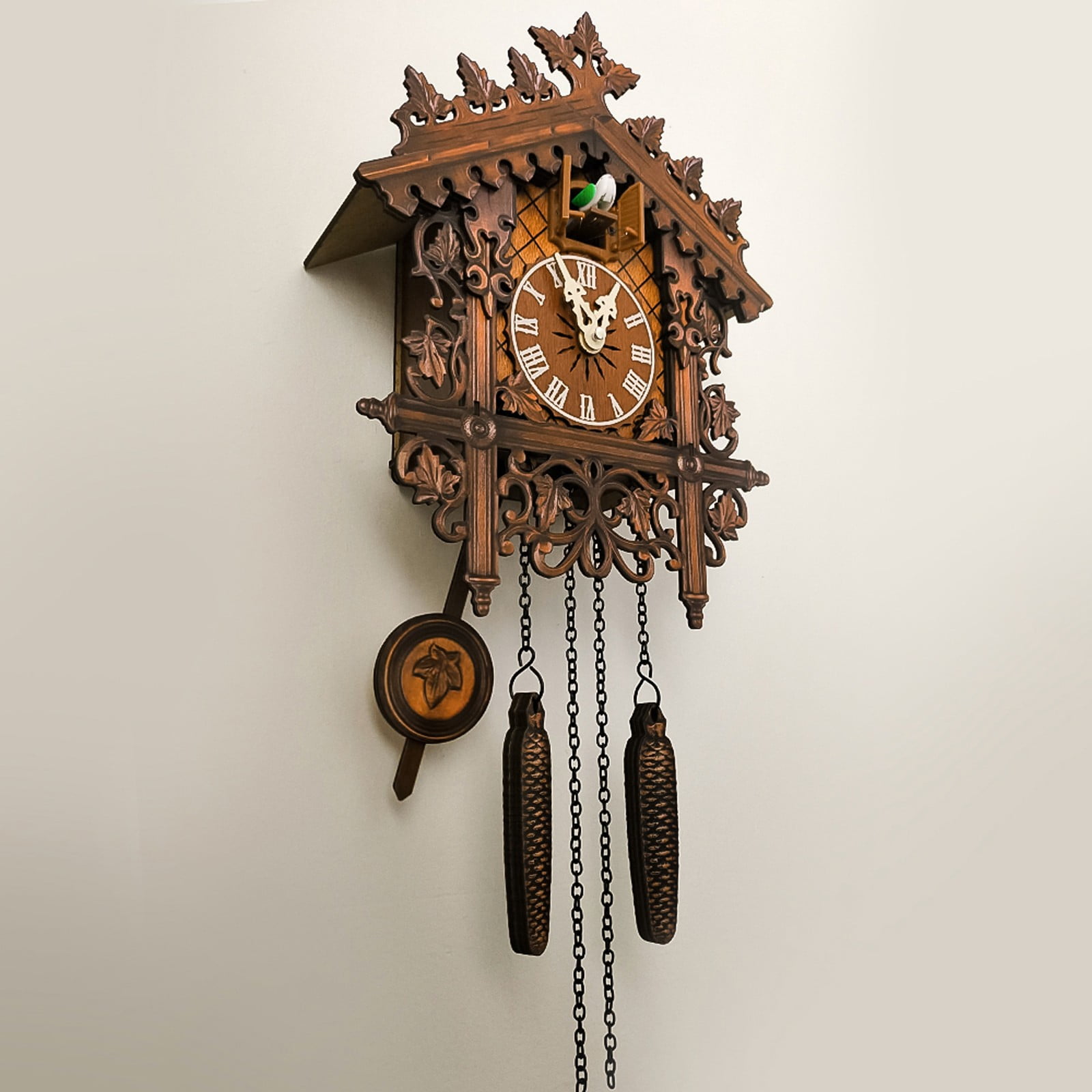 SuoKom Cuckoo Clock Traditional Chalet Forest House Clock