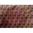 thumbnail image 4 of oneOone Cotton Silk Fabric Leaves & Floral Block Printed Fabric 1 Yard 42 Inch Wide, 4 of 4
