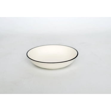 SUNWEALTH Porcelaine Blanc Mini Plat à Sauce (3.87")