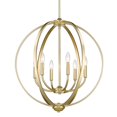 thumbnail image 4 of Golden Lighting 3167-6 OG Colson 6 Light Chandelier, Olympic Gold, 4 of 4
