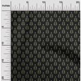 thumbnail image 2 of oneOone Rayon Black Fabric Asian Block Craft Projects Decor Fabric Printed By The Yard 56 Inch Wide, 2 of 4
