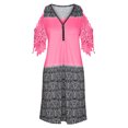 thumbnail image 4 of EQWLJWE Robes d'Été pour Femmes 2023 Robe Décontractée Aguichant pour Femme Mode d'Été à Col en V à Manches Courtes Ample Imprimée, 4 of 5