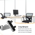 thumbnail image 2 of 1 Pair Home Chair Armrest Portable Cushion Home Office Adjustable Computer Stool Arm Elbow Support Cushion Arms Rest Pad Pillow Cover Grey, 2 of 7