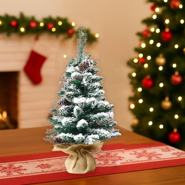 Tabletop Christmas Tree With Christmas Party Decoration Artificial Christmas Tree For Christmas Desktop Window Walkway Decoration Indoor Home Party