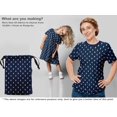 thumbnail image 5 of oneOone Cotton Jersey Navy Blue Fabric Rabbit Fabric For Sewing Printed Craft Fabric By The Yard 58 Inch Wide, 5 of 5