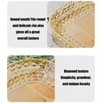 thumbnail image 4 of TACILIP 1 PCS Plastic Serving Trays with Base for Party Dinner Plates Dishwasher Plastic Plates Reusable Lightweight Plates for Kitchen Or Camping Kitchen Storage, Mom Gifts, 4 of 6