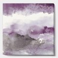 thumbnail image 1 of Designart Minuit au Lac III Améthyste et Gris Art mural sur toile, 1 of 3