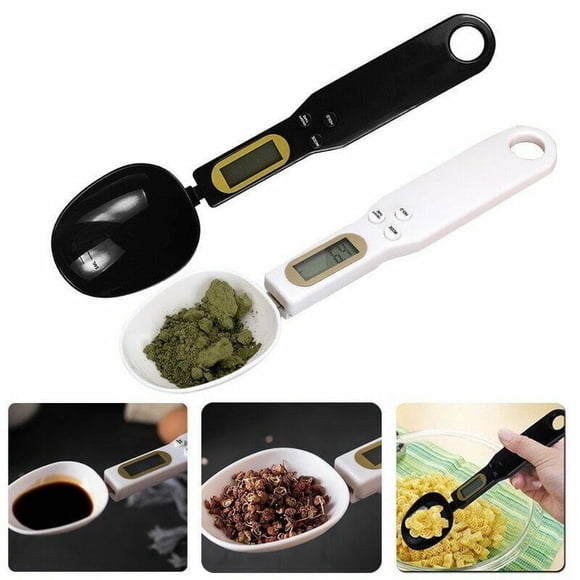 Fufafayo 2 Pcs Balance-Cuillère Électronique Pondérée, Cuillère Doseuse Numérique pour la Pâtisserie et la Cuisine, Balance de Cuisine Haute Précision avec Fonction Tare et Maintien, Balance Alimentaire Rechargeable par USB pour la Cuisine à la Maison
